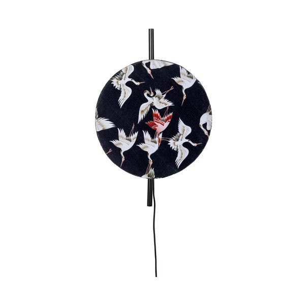 Črna stenska svetilka Jaylee – White Label