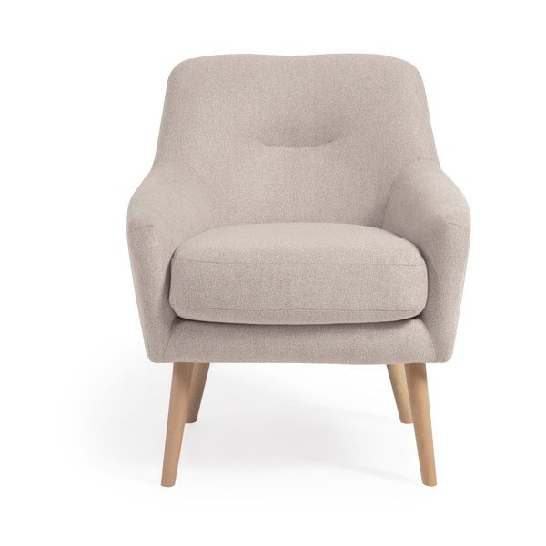 Bež fotelj Candela – Kave Home
