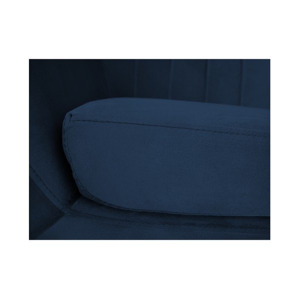 Temno moder fotelj Mazzini Sofas Benito-image-4