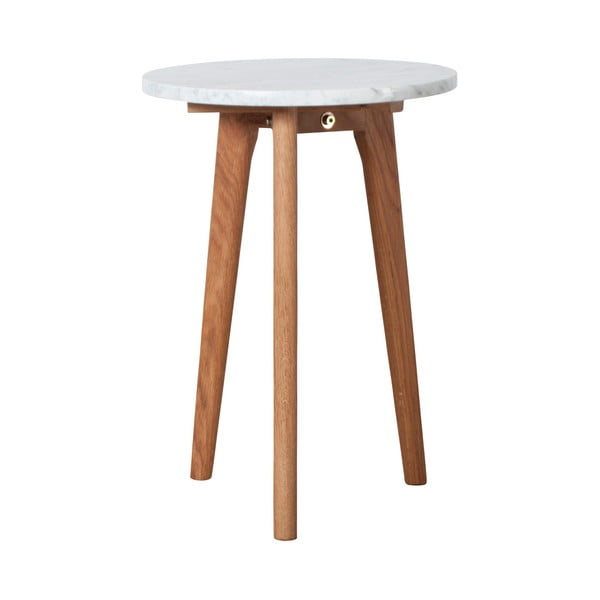 Stranska mizica s kamnitim videzom Zuiver, ⌀ 32 cm