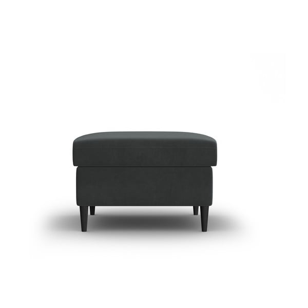 Temno siv žameten tabure Kyoto – Cosmopolitan Design