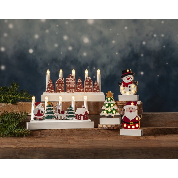 Bela/zelena božična svetlobna dekoracija Freddy – Star Trading-image-3