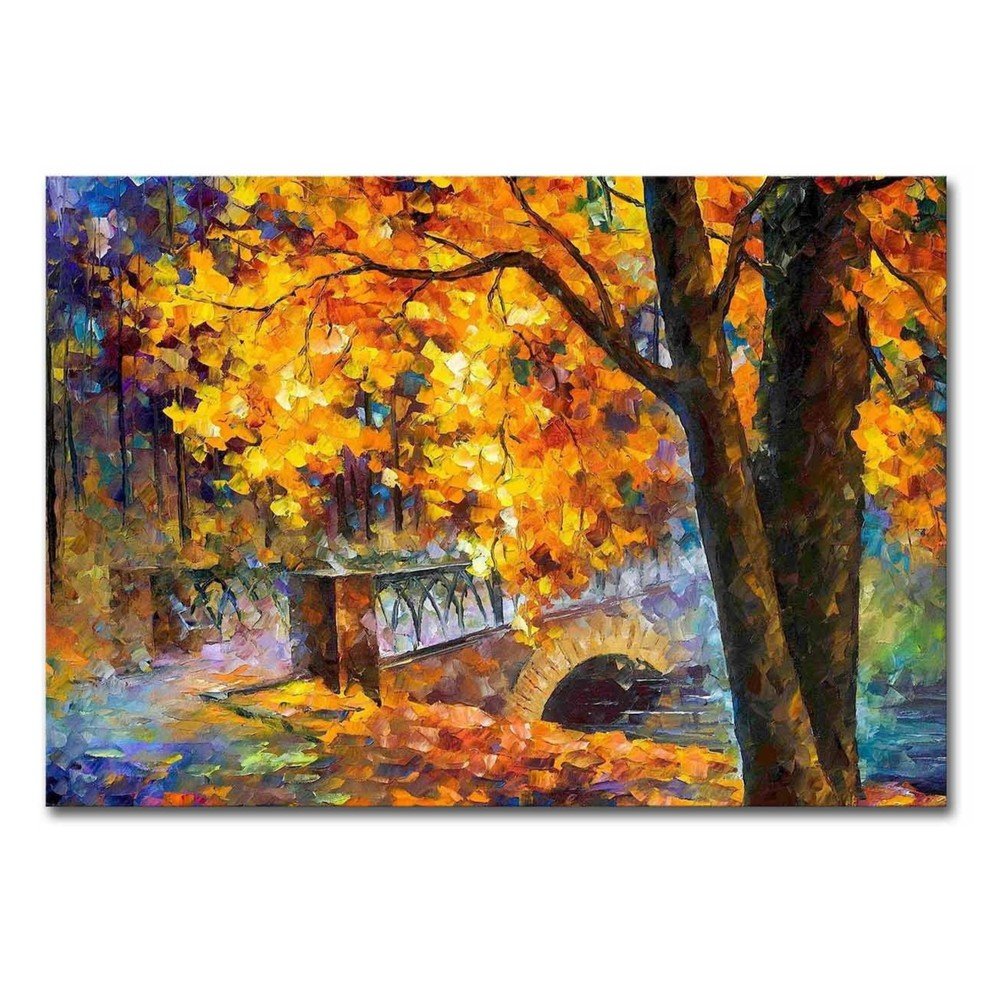 Stenska reprodukcija na platnu Leonid Afremov, 100 x 70 cm