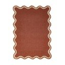 Ročno tkana preproga iz mešanice volne v barvi terakote 160x230 cm Rivo Wool – Flair Rugs