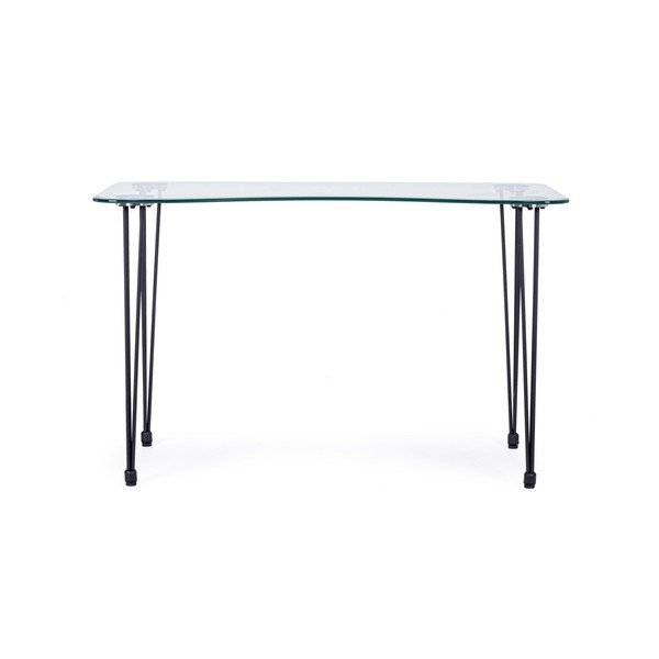 Pisalna miza s stekleno mizno ploščo 60x120 cm Rondo – Bizzotto-image-3
