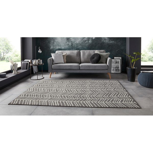 Siva preproga Ragami Velvet, 120 x 170 cm-image-1