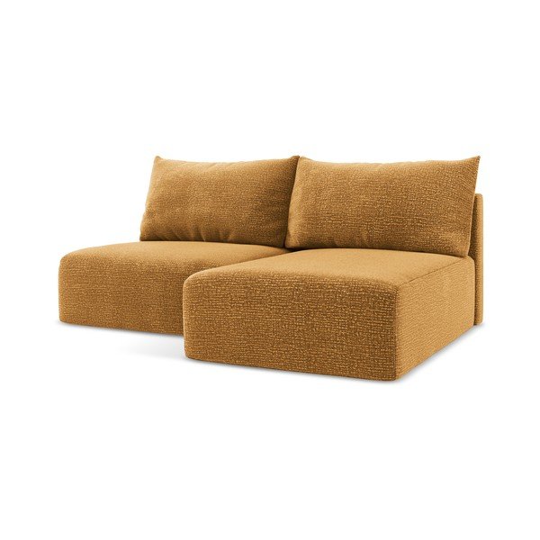 Oranžna raztegljiva/s prostorom za shranjevanje kotna sedežna garnitura (desni kot) Kalena – Makamii-image-2