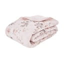 Rožnato prešito pregrinjalo Catherine Lansfield Canterbury Rose, 220 x 230 cm
