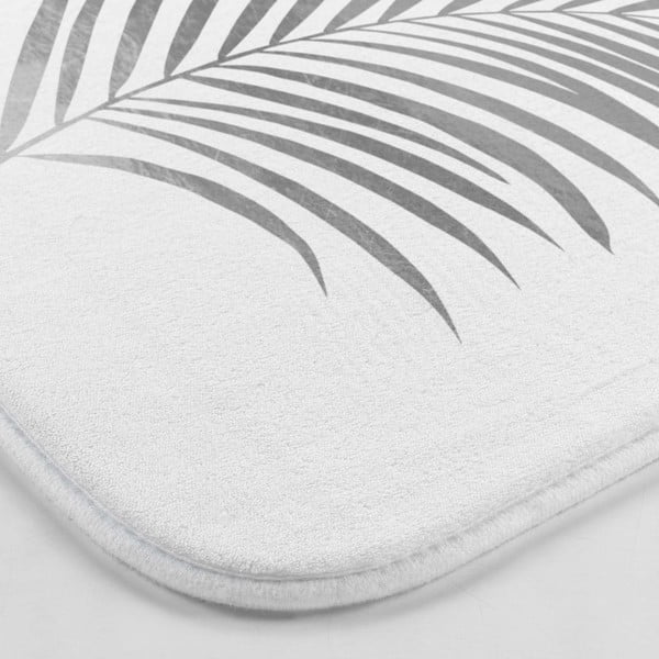 Kopalniška preproga za WC 45x45 cm v beli in srebrni barvi Orbella – douceur d'intérieur-image-2