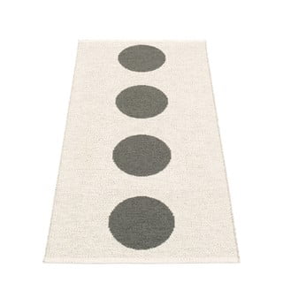 Temno siv zunanji in notranji tekač 70x150 cm Vera Charcoal – Pappelina