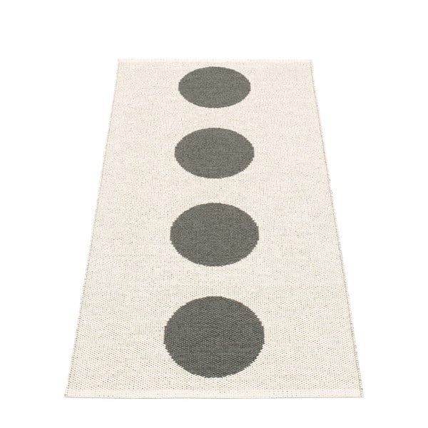 Temno siv zunanji in notranji tekač 70x150 cm Vera Charcoal – Pappelina-image-1