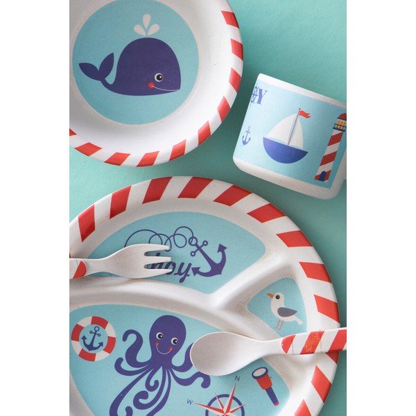Bambusov otroški set posode 5 ks Eden – Premier Housewares-image-2