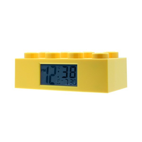 Rumena ura z alarmom iz kock LEGO®-image-1