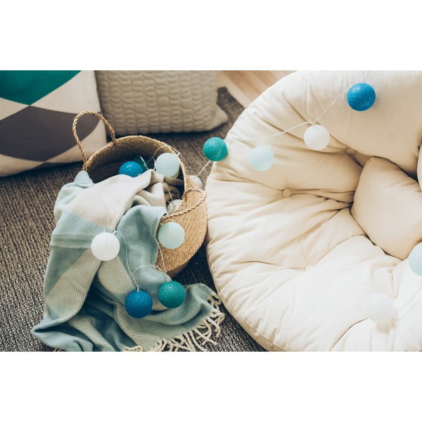 Svetlobna veriga z bež in roza LED žarnicami LED LUKKA, 30 lučk-image-4