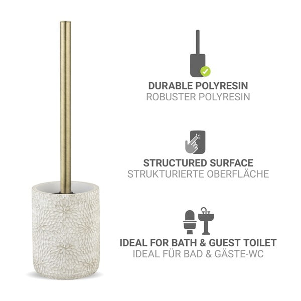 Bela WC ščetka iz poliresina Montalfano – Wenko-image-3