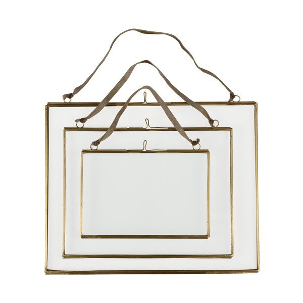 Kovinski stenski okvir v zlati barvi 20x15 cm – Rex London-image-3