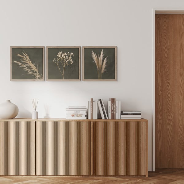 Slike v kompletu 3 ks 30x30 cm Pampas – Styler-image-2
