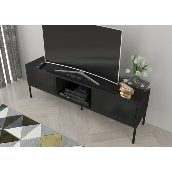 Črna TV mizica Skandica Mirka-image-1