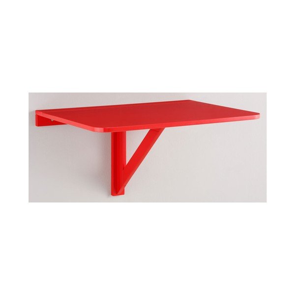 Rdeča zložljiva stenska miza Støraa Trento, 41 x 80 cm-image-2