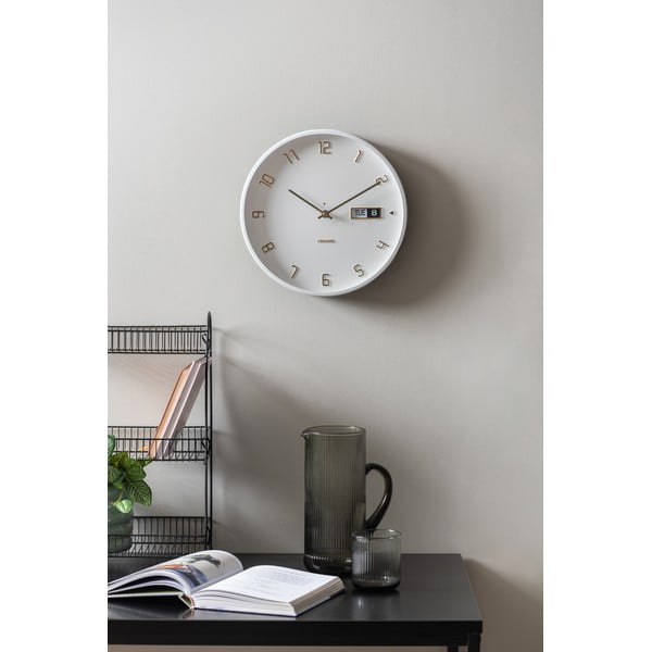 Stenska ura ø 30 cm  Data Flip – Karlsson-image-4