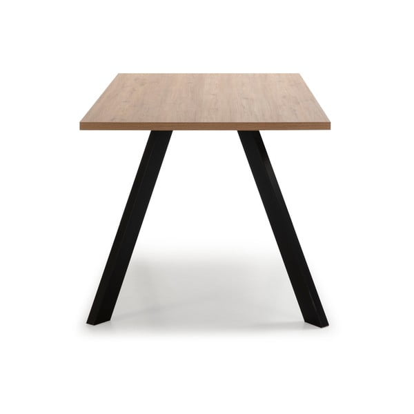 Jedilna miza z mizno ploščo v hrastovem dekorju 90x160 cm Texas – Marckeric-image-2