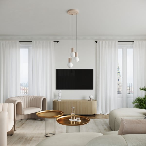 Sivorjava namizna svetilka s steklenim senčilom (višina 19 cm) Orbital – Sollux-image-4