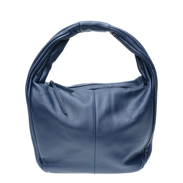Modra usnjena torbica z 2 žepoma Isabella Rhea