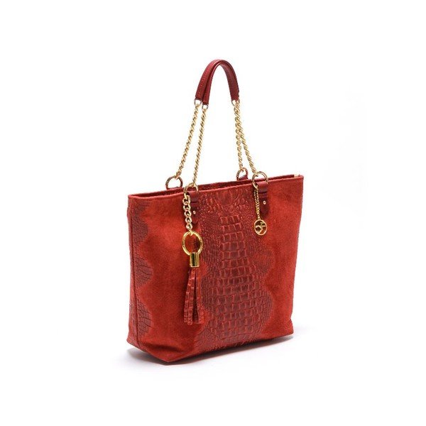 Usnjena torbica Carla Ferreri 863 Rosso-image-2