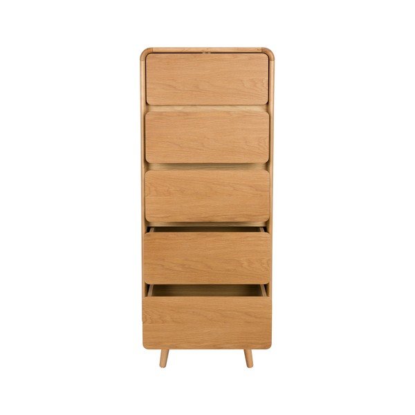 Komoda iz masivnega jesena v naravni barvi 45x112x40 cm Rise – Zuiver-image-2