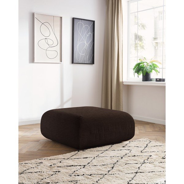 Temno rjav žametni podstavek za noge Lecomte - Bobochic Paris-image-4