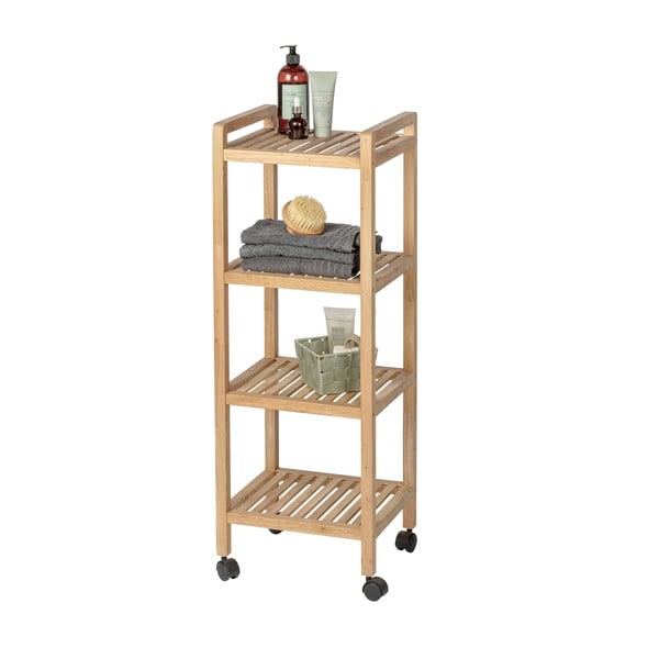 Kopalniška polica iz masivnega oreha v naravni barvi 35x97 cm Norway – Wenko-image-1