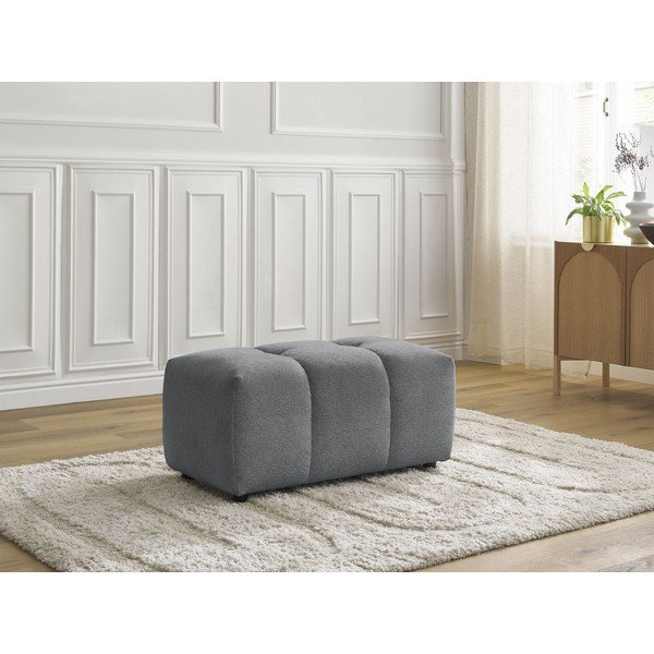 Siv tabure iz šenilje Roxelane – Bobochic Paris-image-1