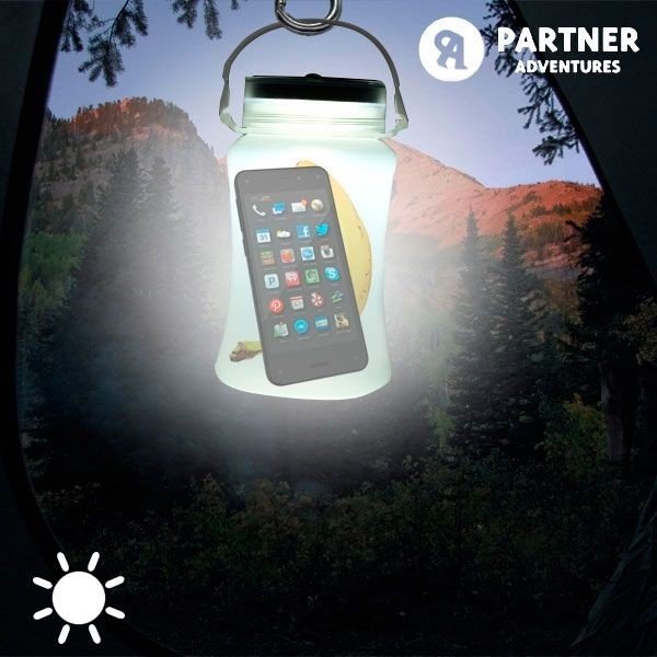 Sončna LED silikonska steklenica InnovaGoods Adventures-image-2