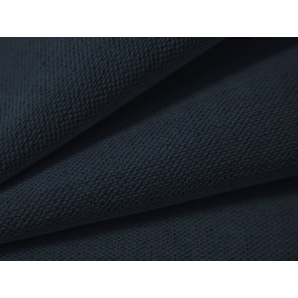 Temno modra oblazinjena zakonska postelja s prostorom za shranjevanje z letvenim dnom 160x200 cm Lupine – Micadoni -image-4