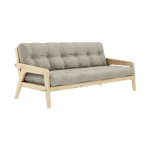 Raztegljiv kavč Karup Design Grab Natural Clear/Linen Beige-image-3