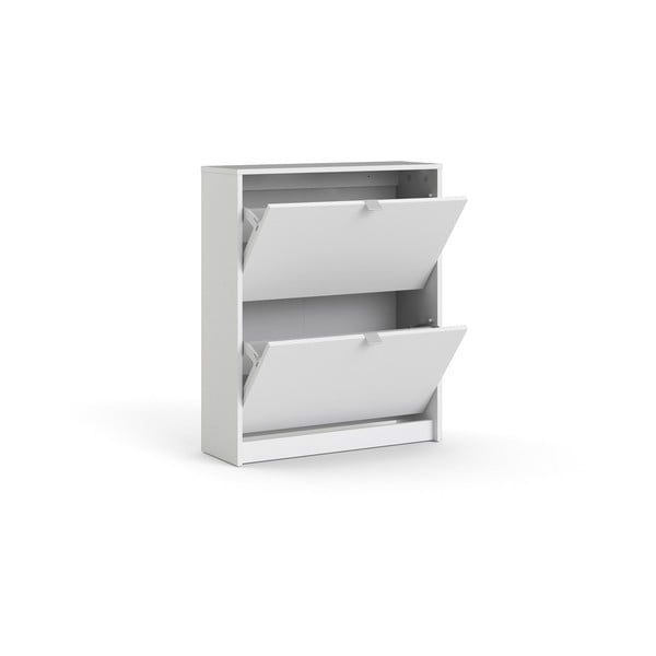 Bela preklopna omarica za čevlje Shoes – Tvilum-image-4