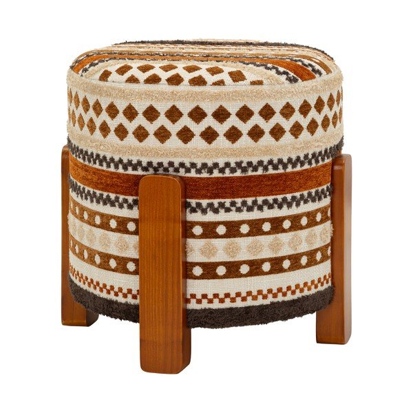 Rjav/bež tabure Ethnic  – Mauro Ferretti-image-3