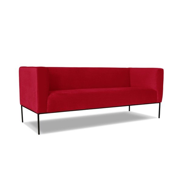 Rdeča trisedežna zofa Windsor & Co. Zofe Neptun-image-1