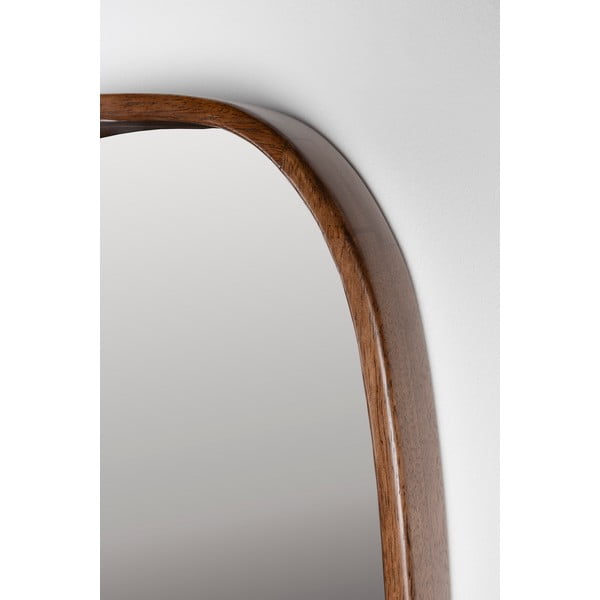 Stensko ogledalo z lesenim okvirjem 40x120 cm Nyko – White Label-image-1