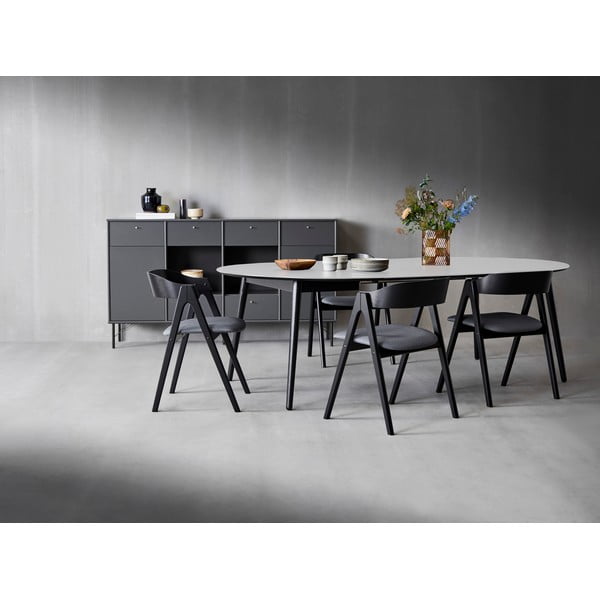 Okrogla raztegljiva jedilna miza ø 135 cm Meza – Hammel Furniture-image-1