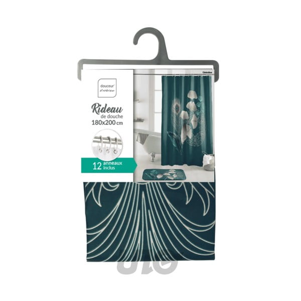 Zavesa za tuš 180x200 cm Ginkoblue – douceur d'intérieur-image-2