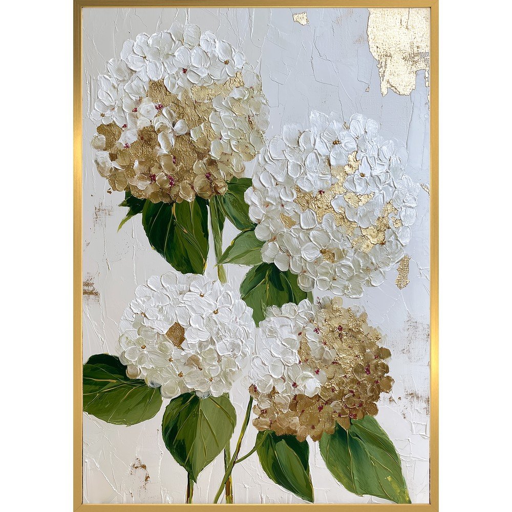 Tiskana slika z okvirjem 60x90 cm Hydrangea