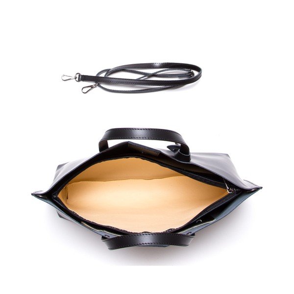 Črna usnjena torbica Luisa Vannini 3034-image-2