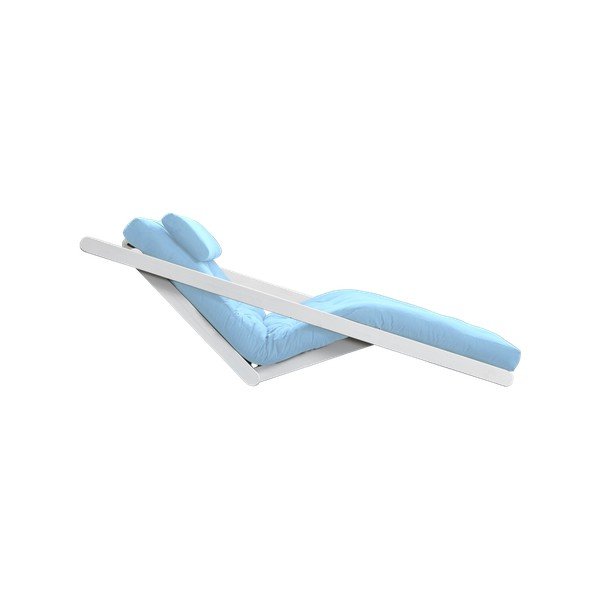 Dvosedežni variabilni ležalnik Karup Figo White/Celeste-image-4