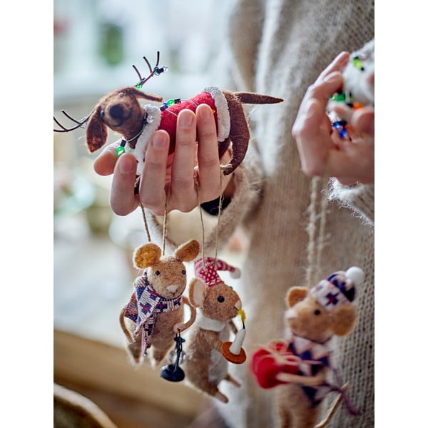 Volneni okraski za jelko v kompletu 3 ks 11 cm Peo – Bloomingville-image-2