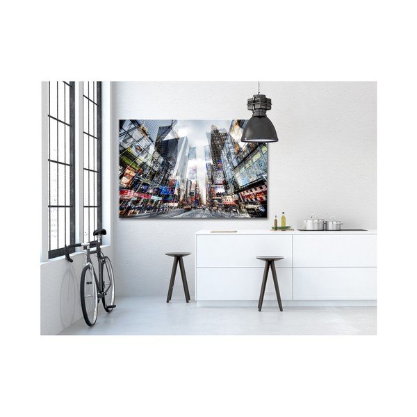 Slika Styler Glas Crown Time Square, 80 x 120 cm-image-1