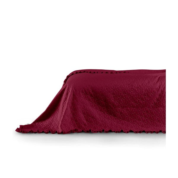 Rdeče pregrinjalo za posteljo AmeliaHome Tilia, 220 x 240 cm