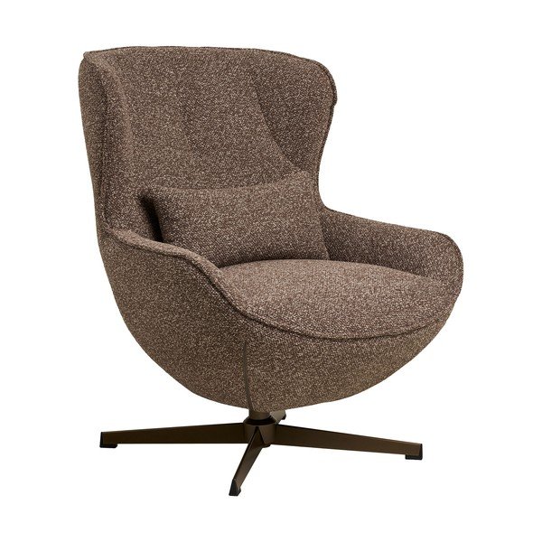 Rjav vrtljiv fotelj Blenheim – House Nordic