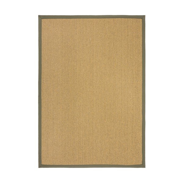Zeleno-svetlo rjava notranja in zunanja preproga 200x290 cm Sisal Look – Flair Rugs
