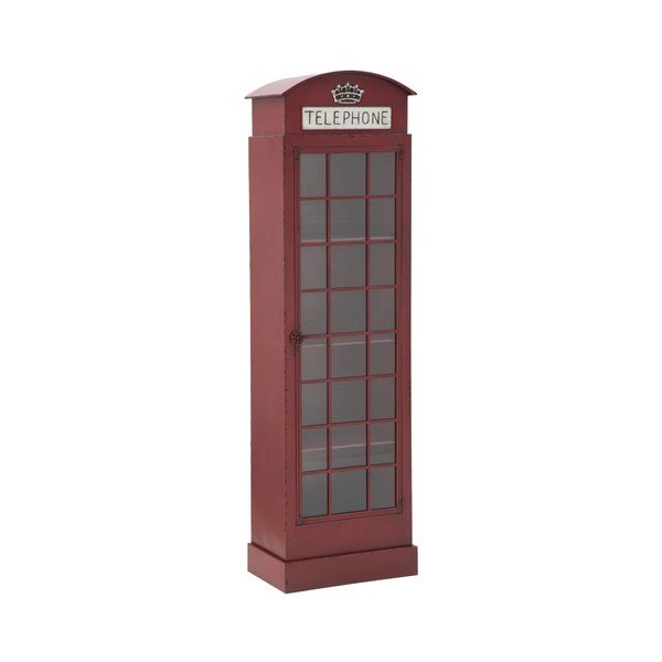 Rdeča železna vitrina Mauro Ferretti London Telephone Booth, višina 180 cm-image-1